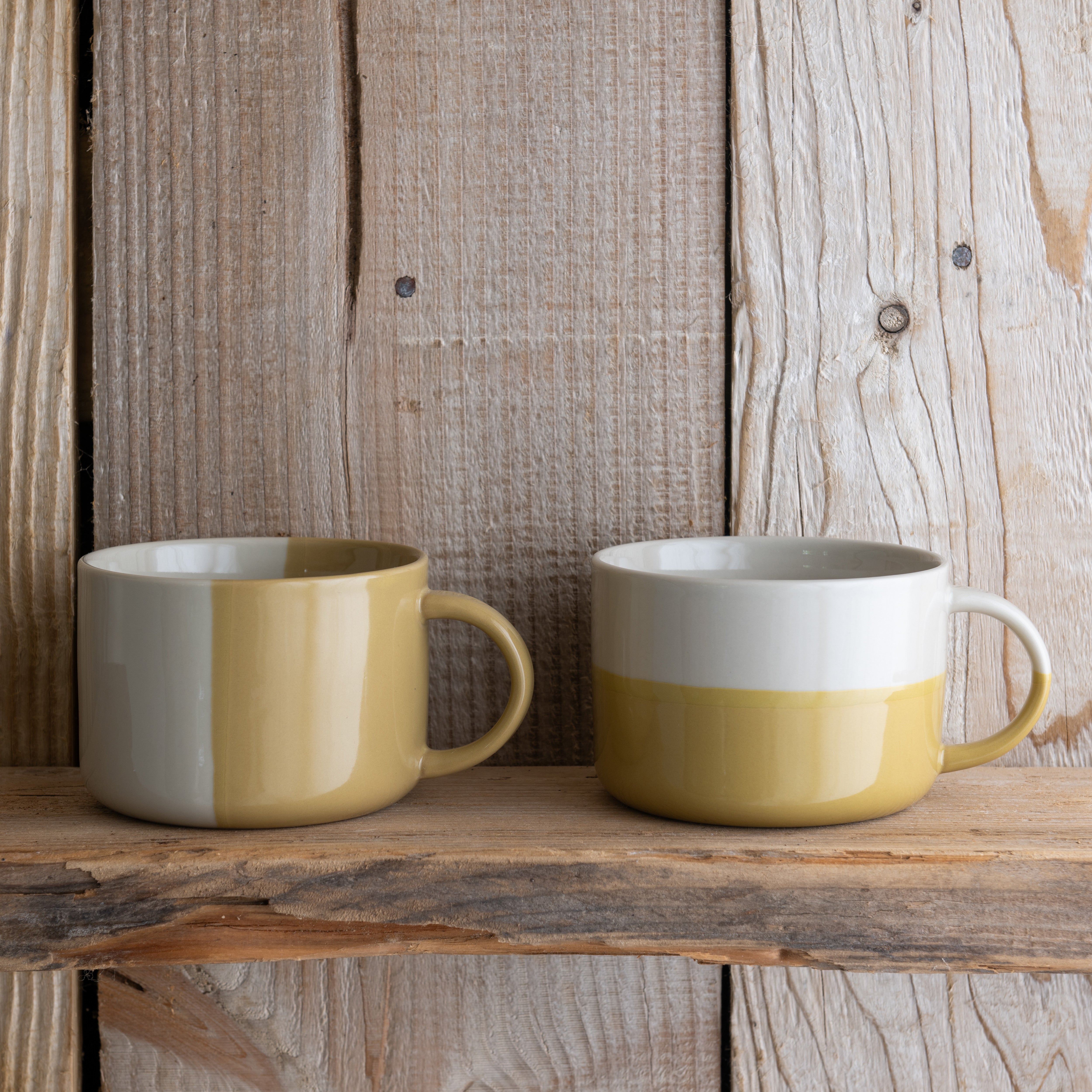 Rue Mug - Mustard Yellow - Large (Set of 2)