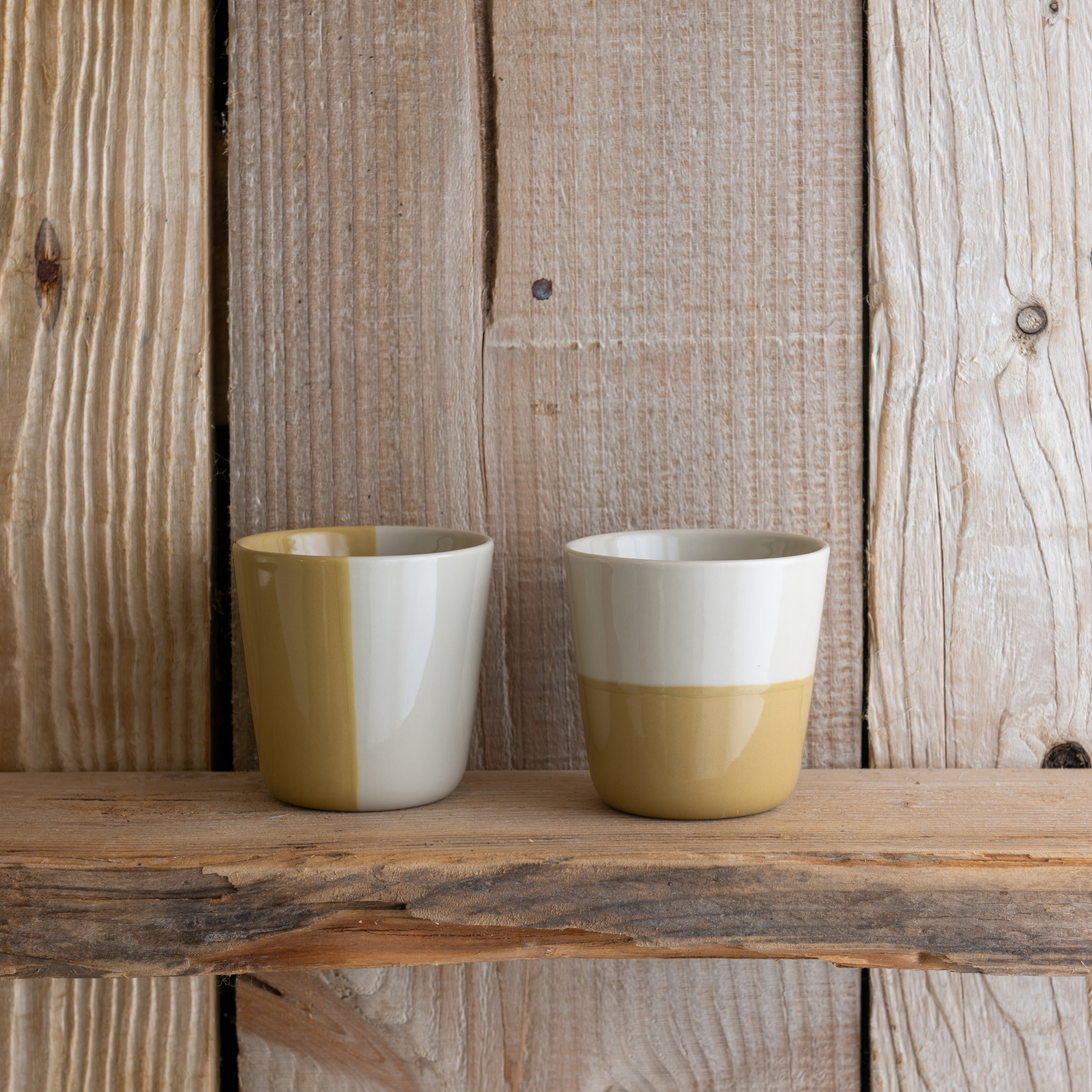Rue Beaker - Mustard Yellow - Small (Set of 2)