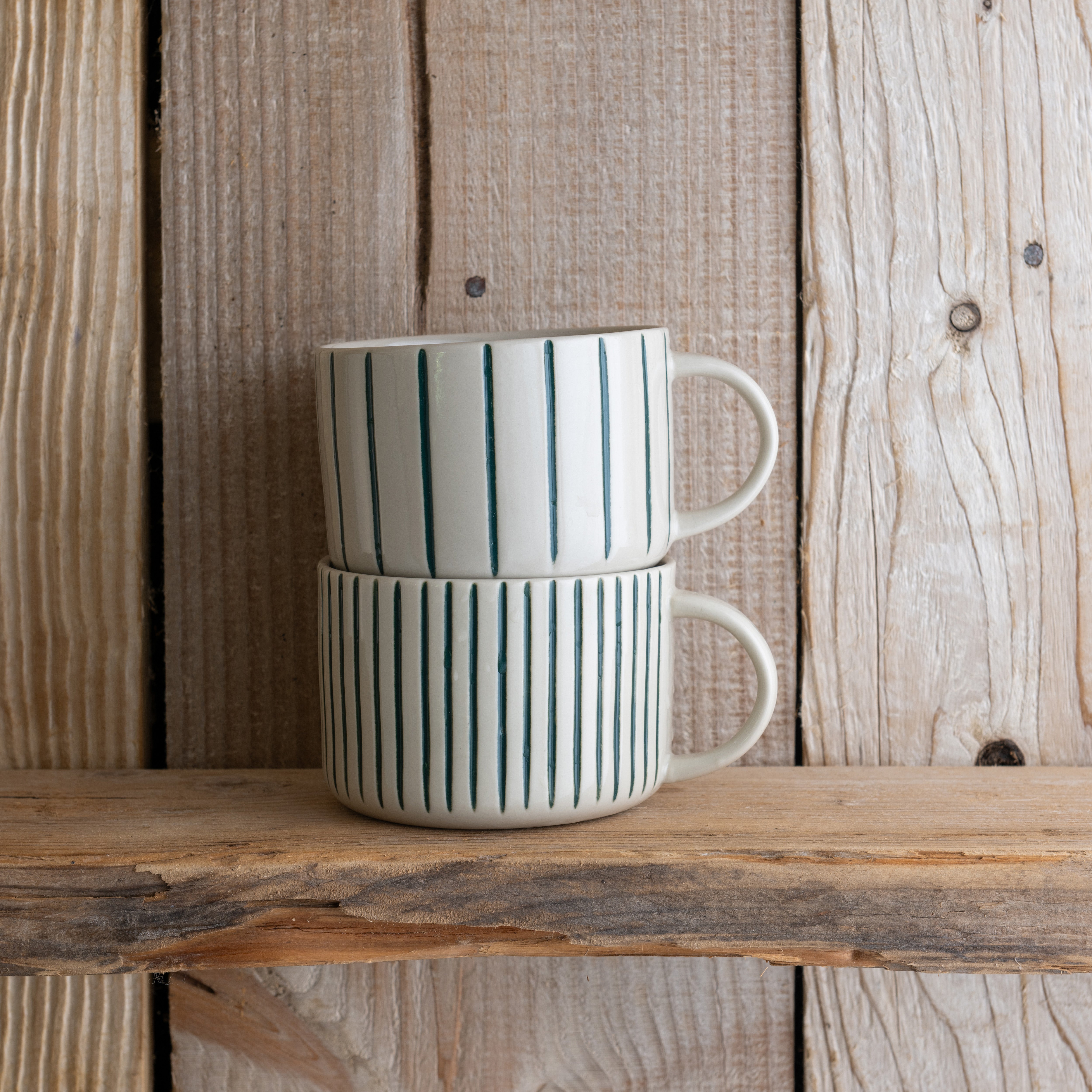 Yarrow Mug - Brushed Sea Green - Large (Set of 2)