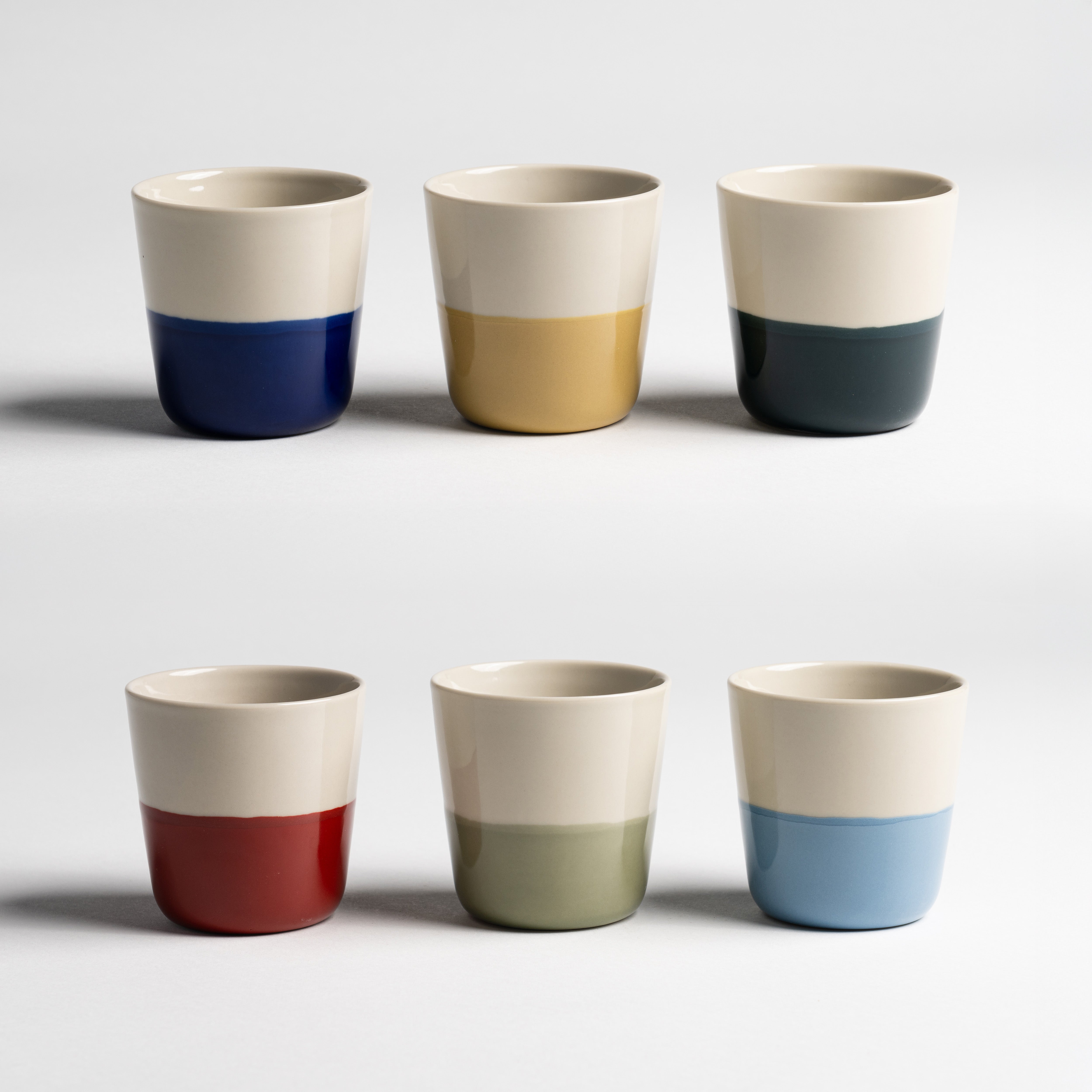 Rue Beaker - Mixed Colours - Small (Set of 6)