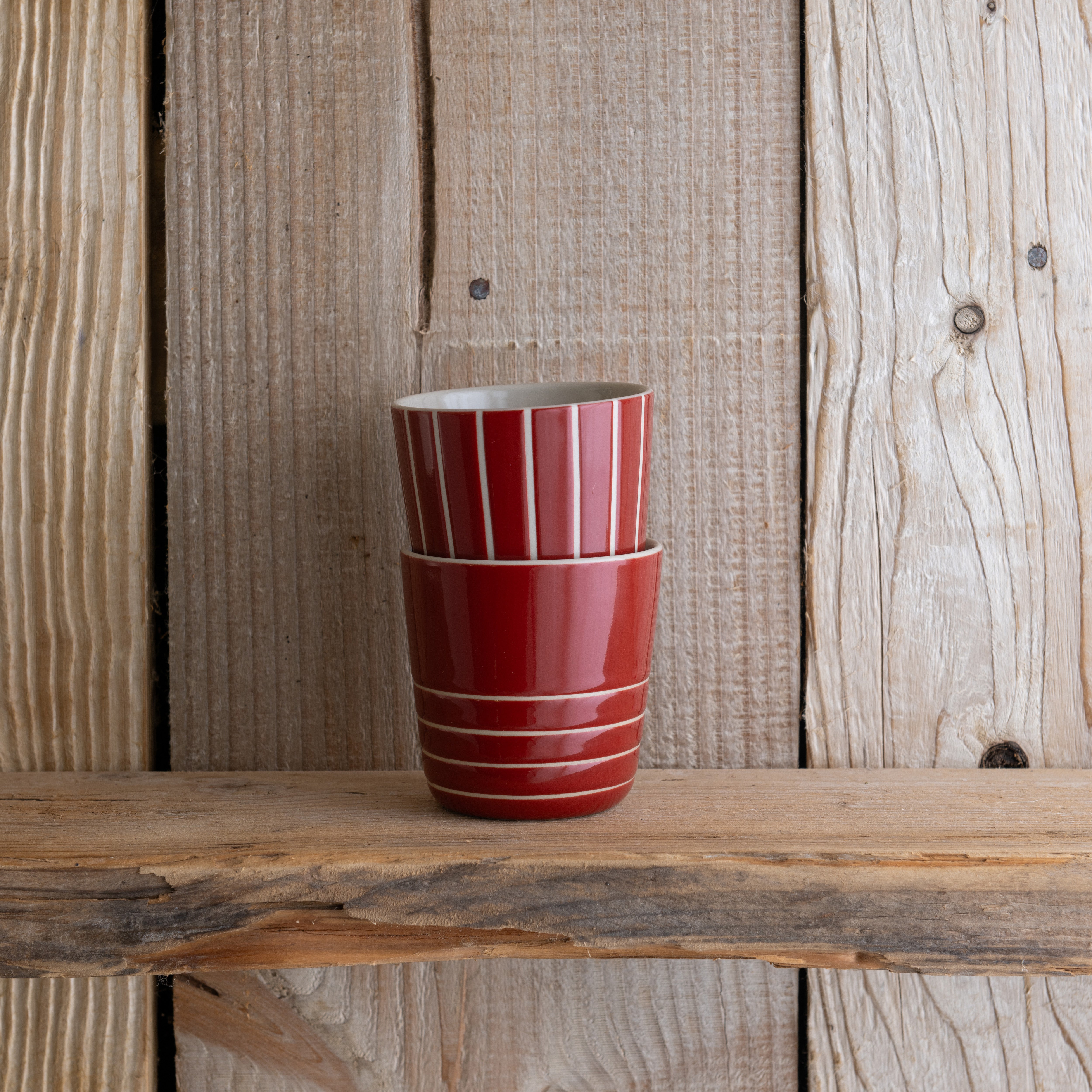 Vervain Beaker - Earth Red - Small (Set of 2)