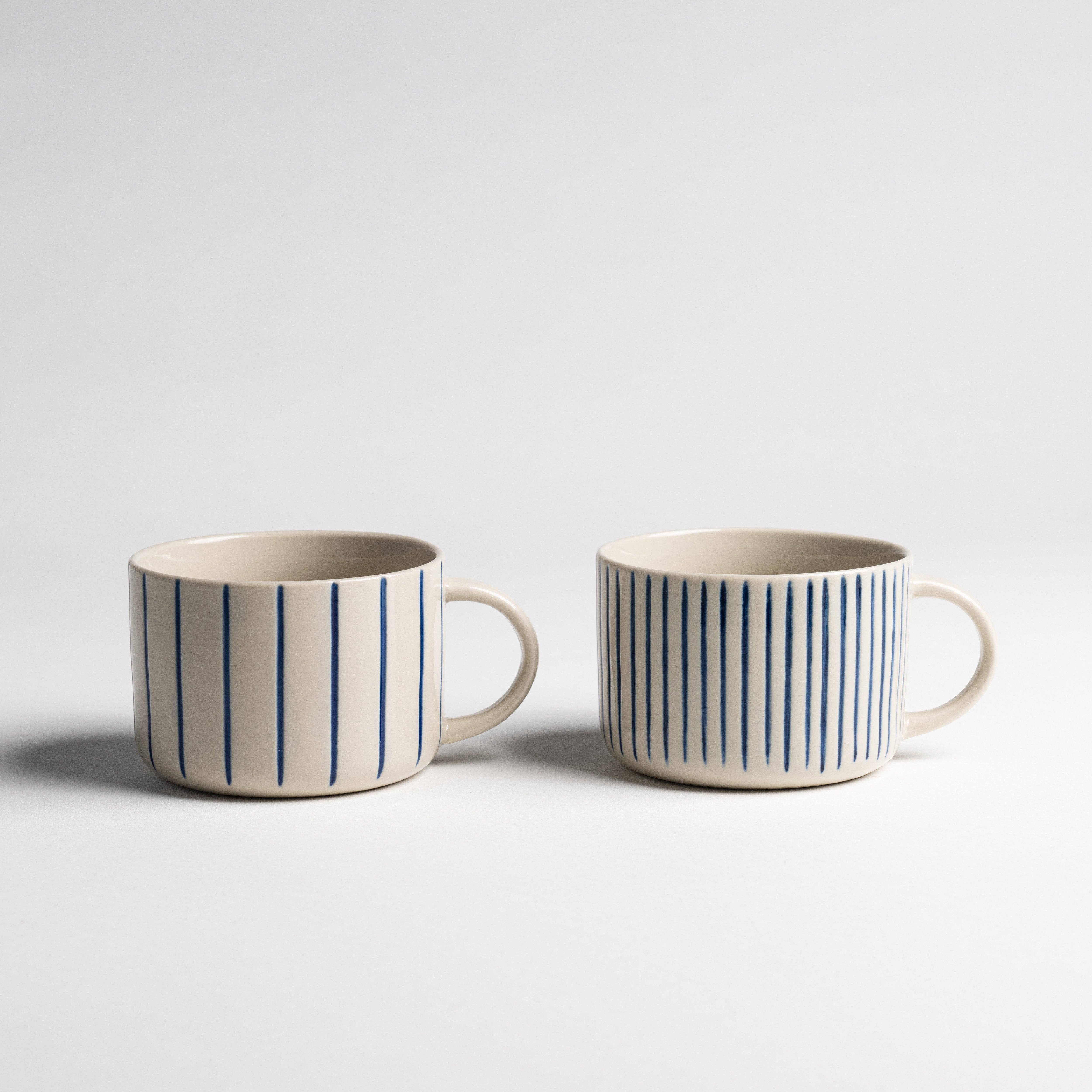 Yarrow Mug - Brushed Indigo Blue - Large (Set of 2)