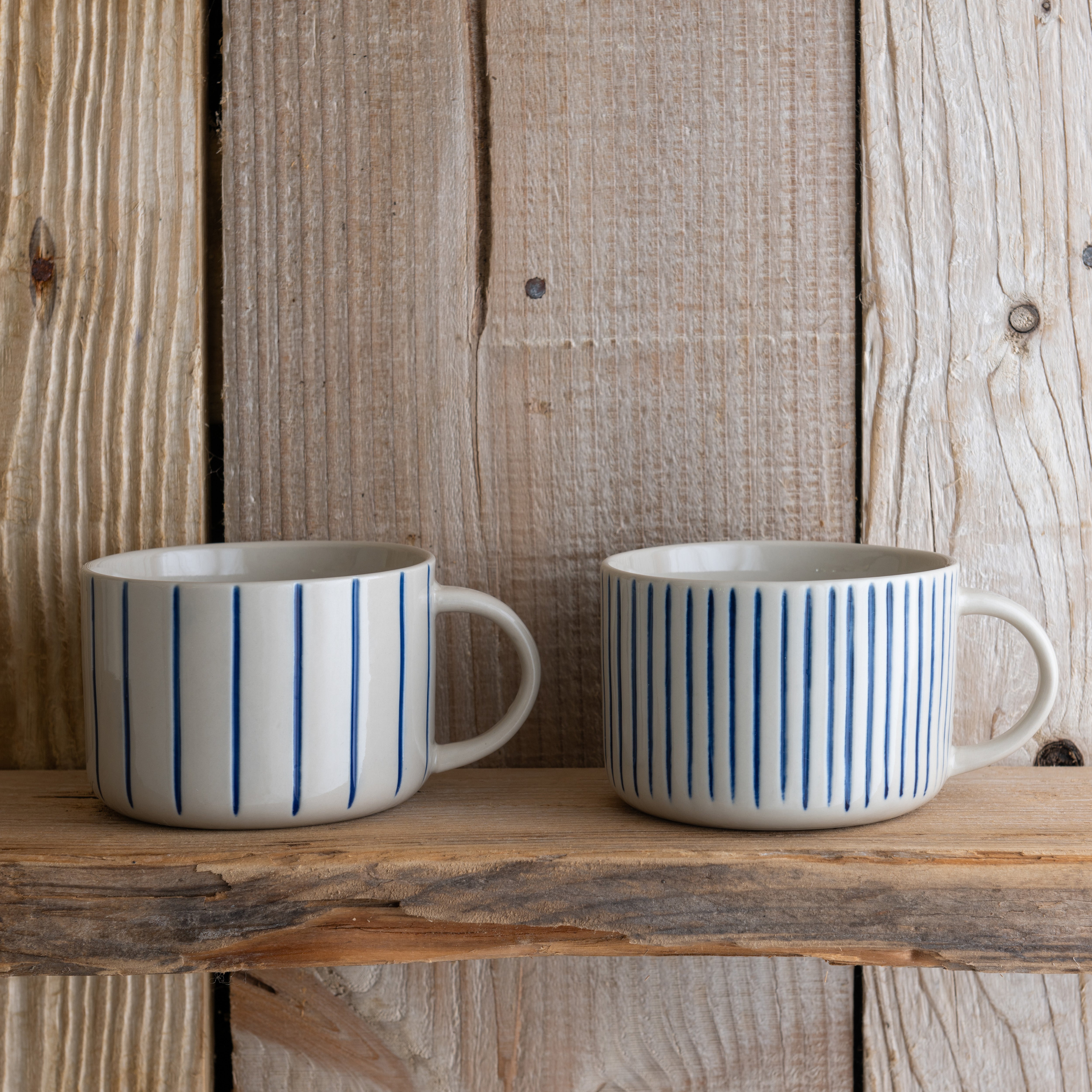 Yarrow Mug - Brushed Indigo Blue - Large (Set of 2)