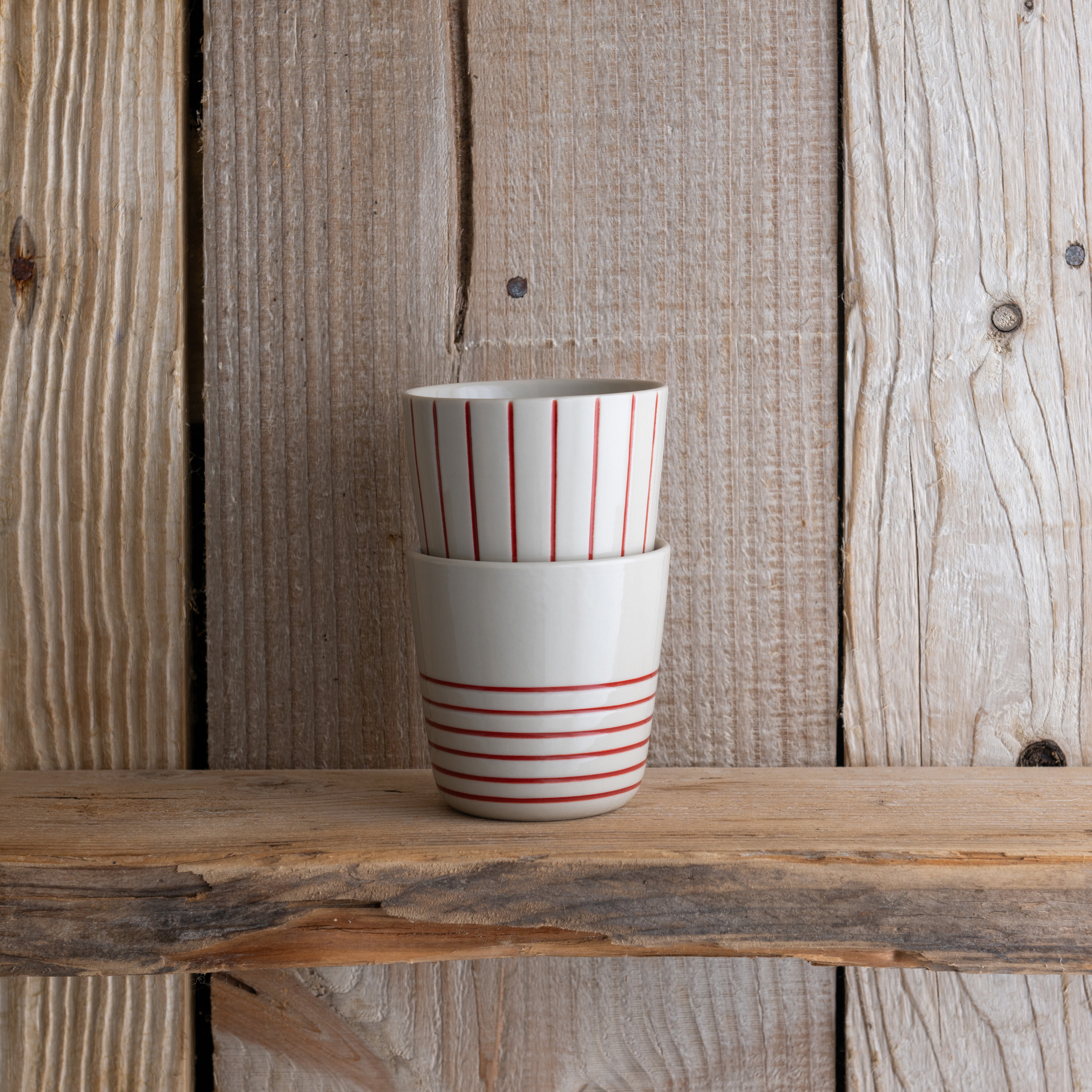 Sorrel Beaker - Brushed Earth Red - Small (Set of 2)