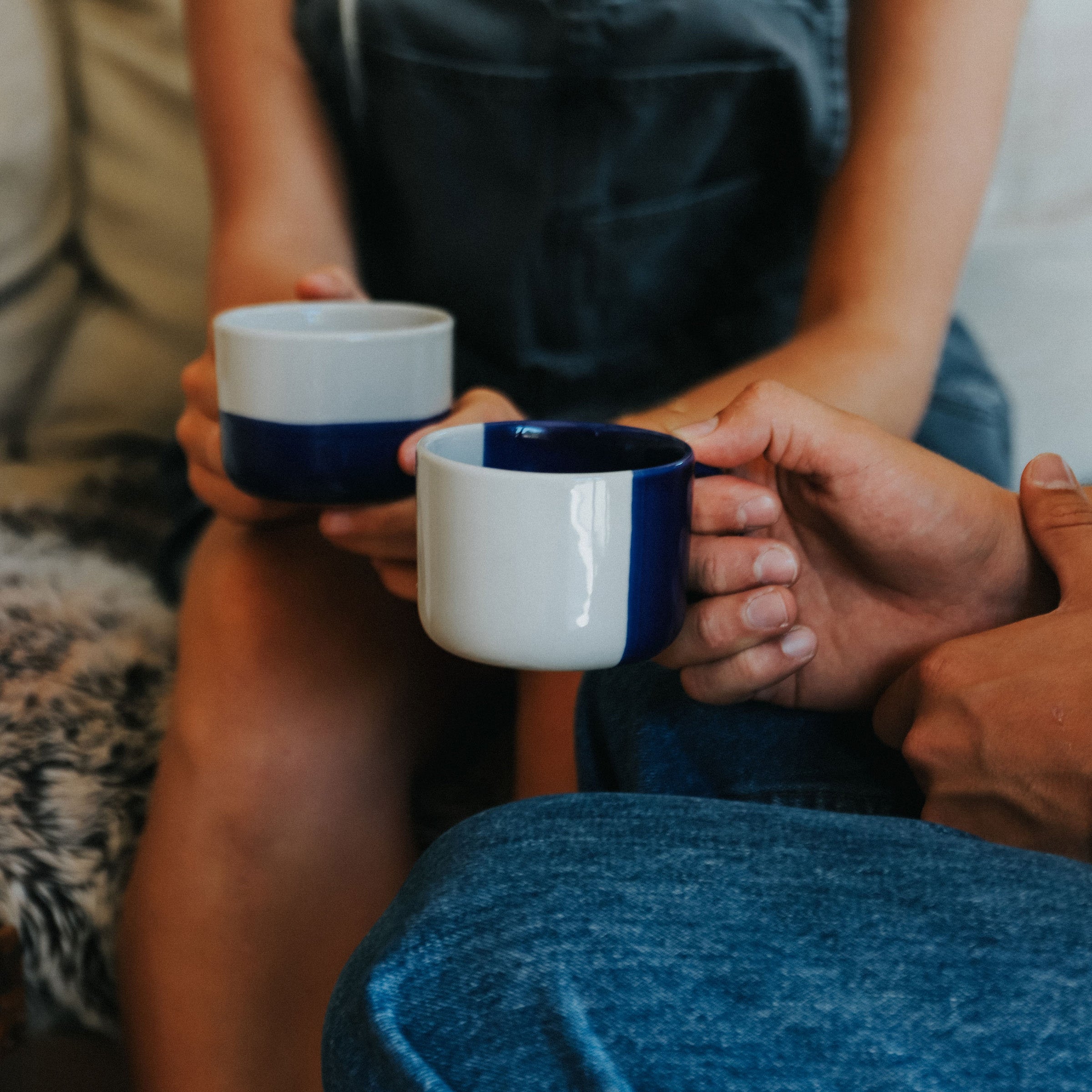 Rue Mug - Indigo Blue - Medium (Set of 2)