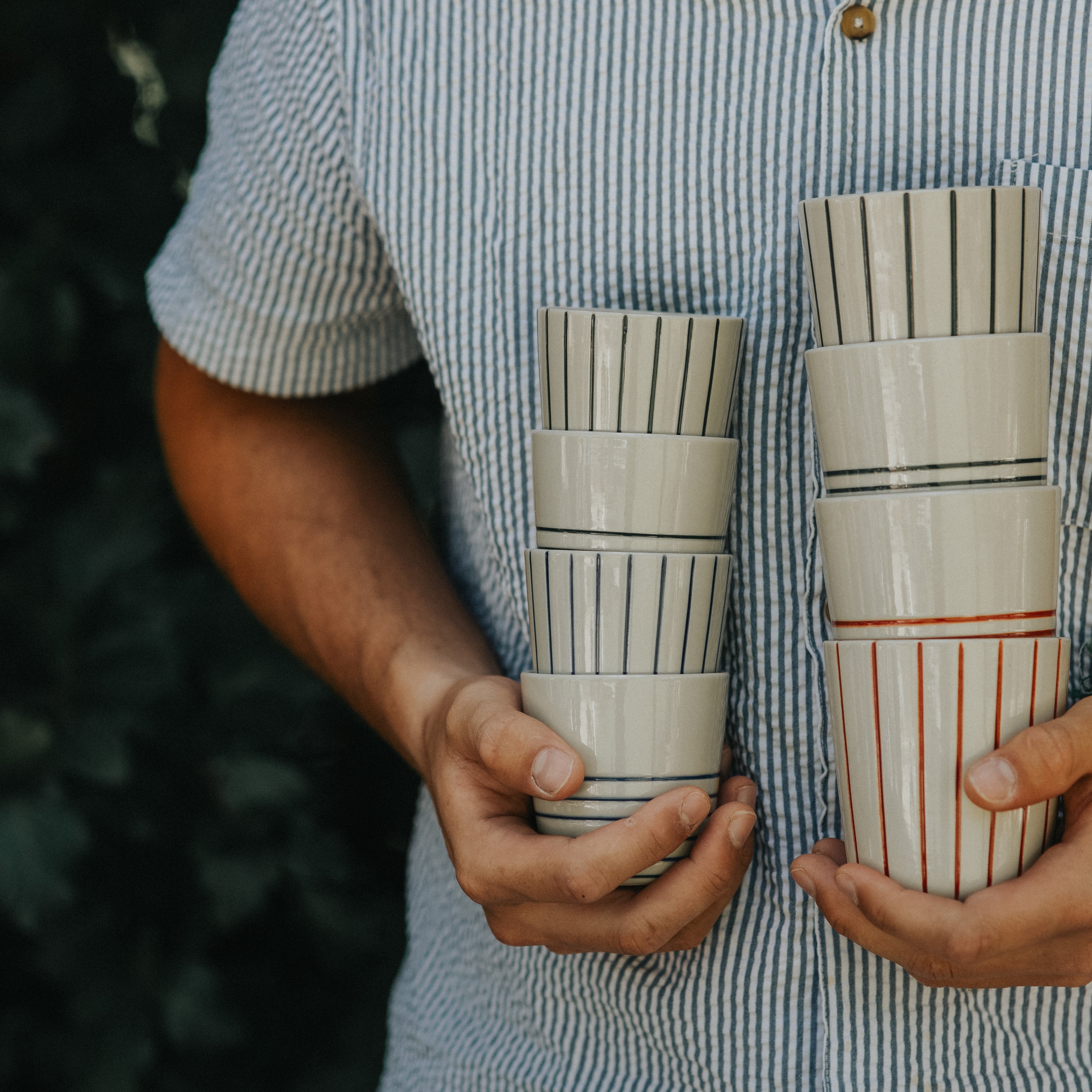 Sorrel Beaker - Brushed Indigo Blue - Small (Set of 2)