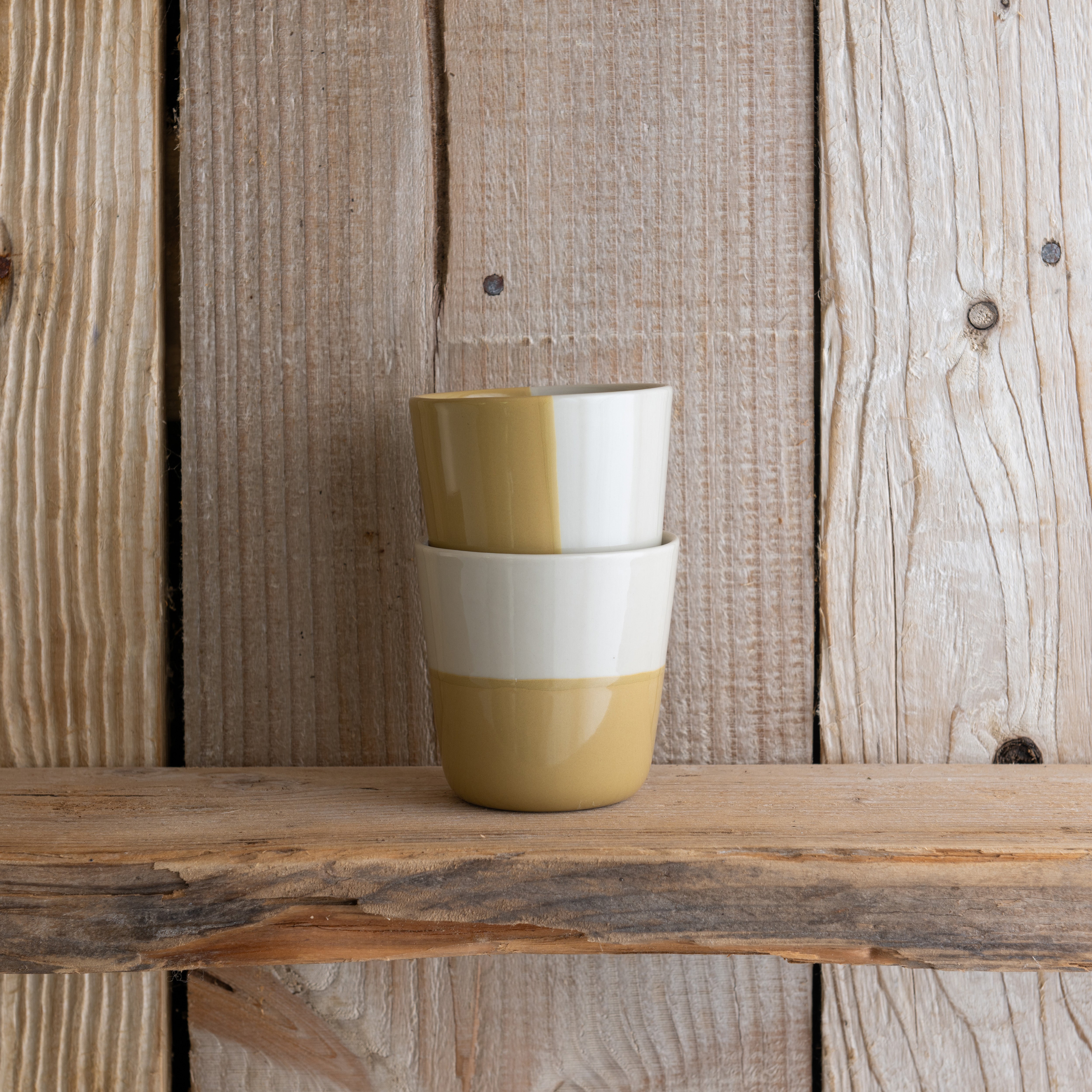Rue Beaker - Mustard Yellow - Small (Set of 2)