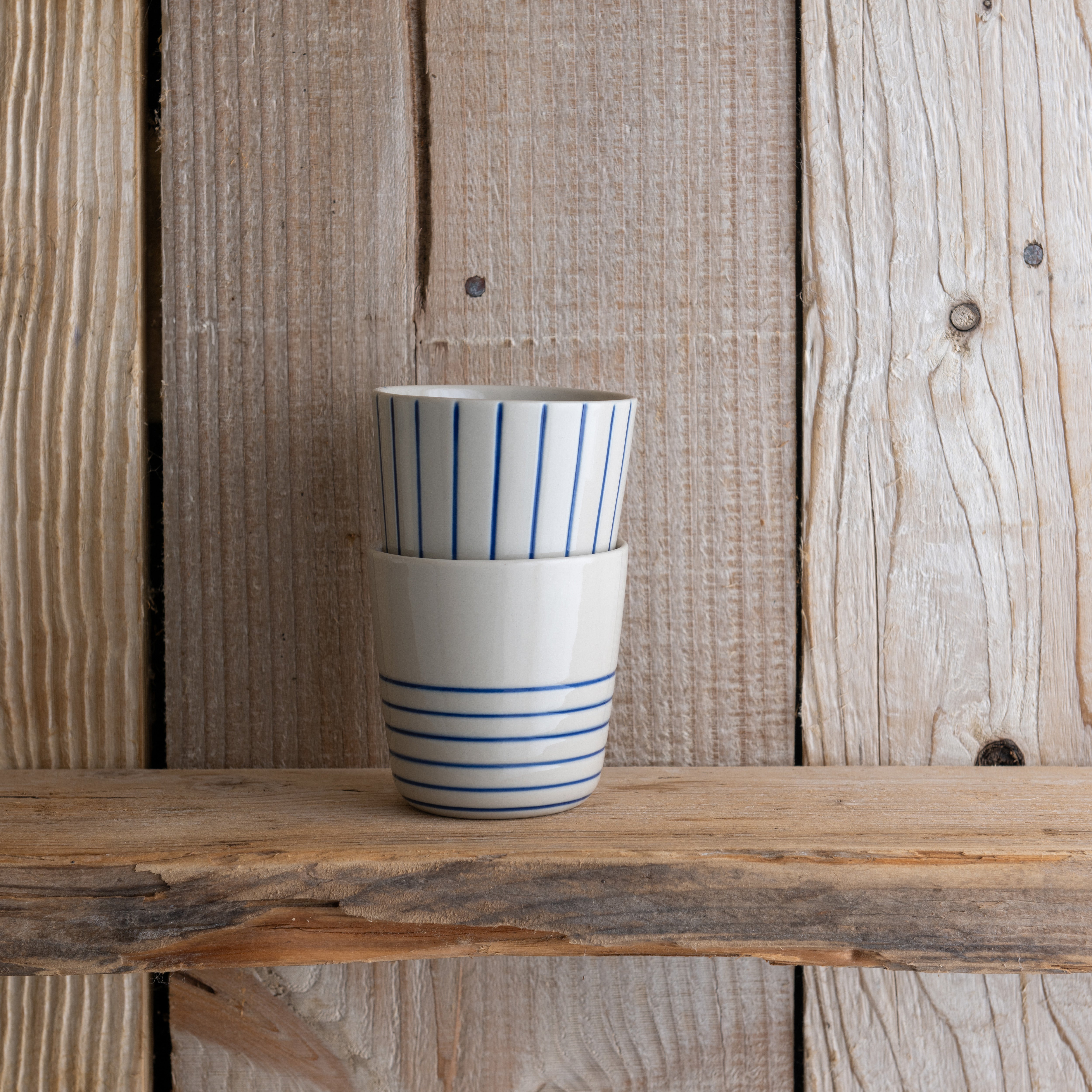 Sorrel Beaker - Brushed Indigo Blue - Small (Set of 2)