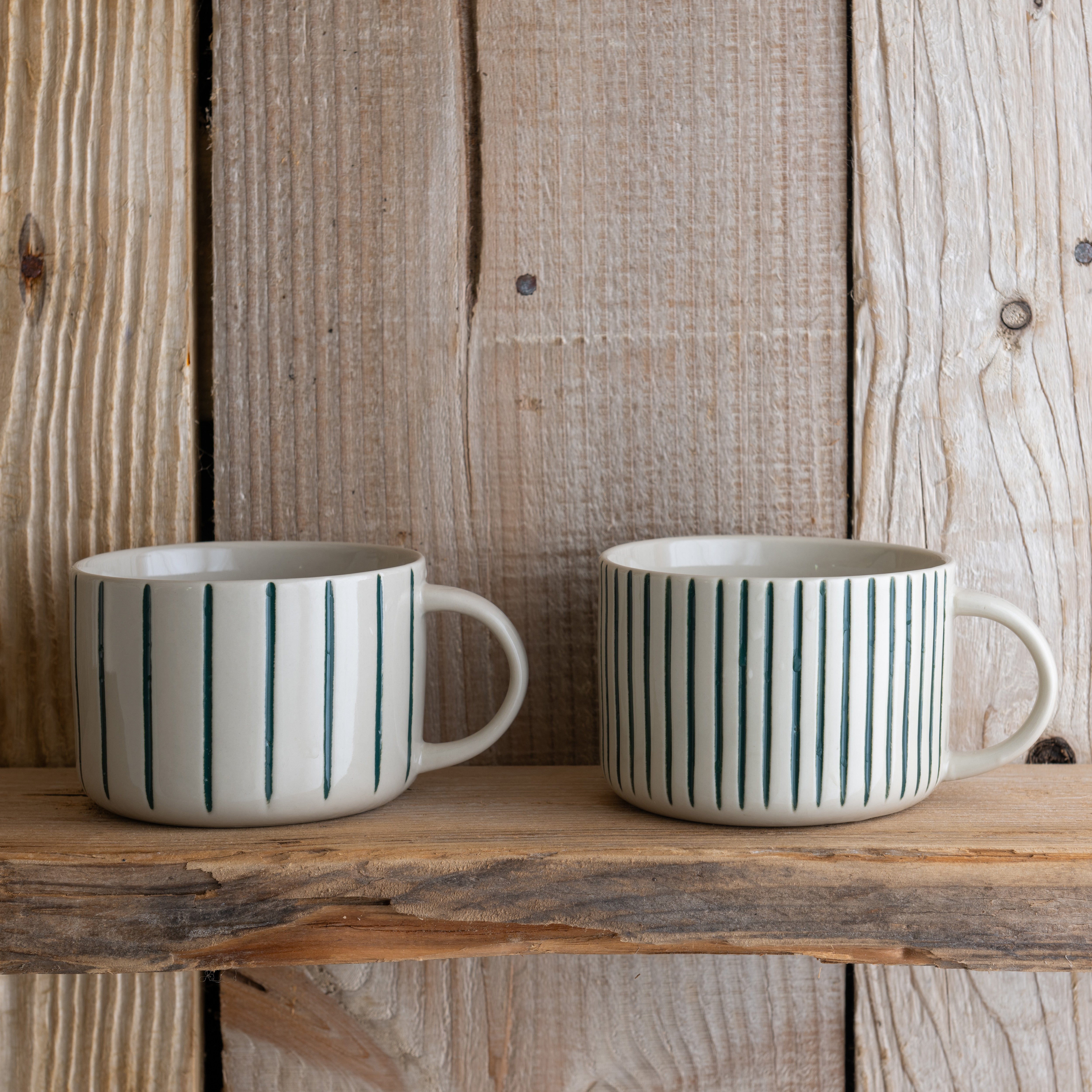 Yarrow Mug - Brushed Sea Green - Large (Set of 2)