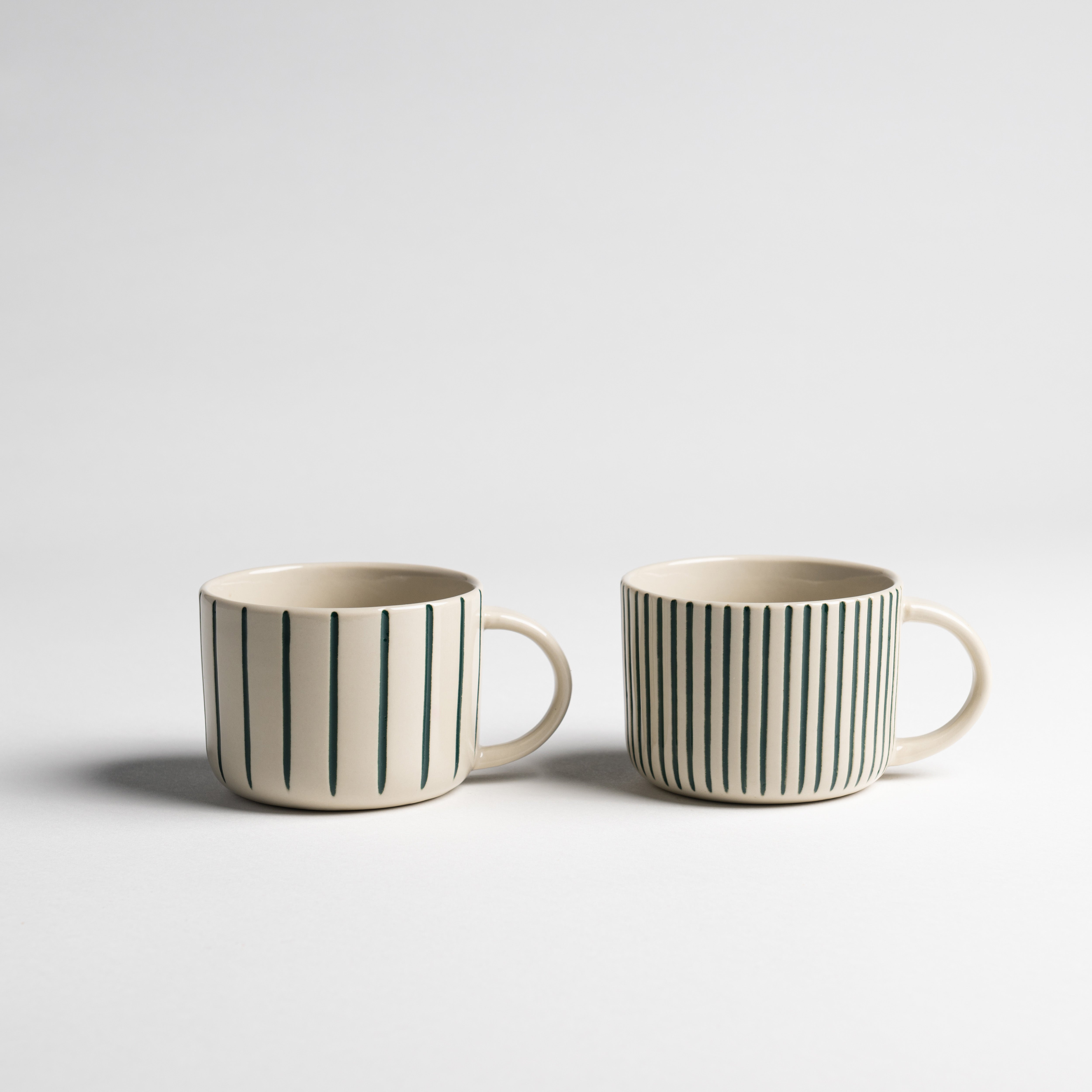 Yarrow Mug - Brushed Sea Green - Medium (Set of 2)