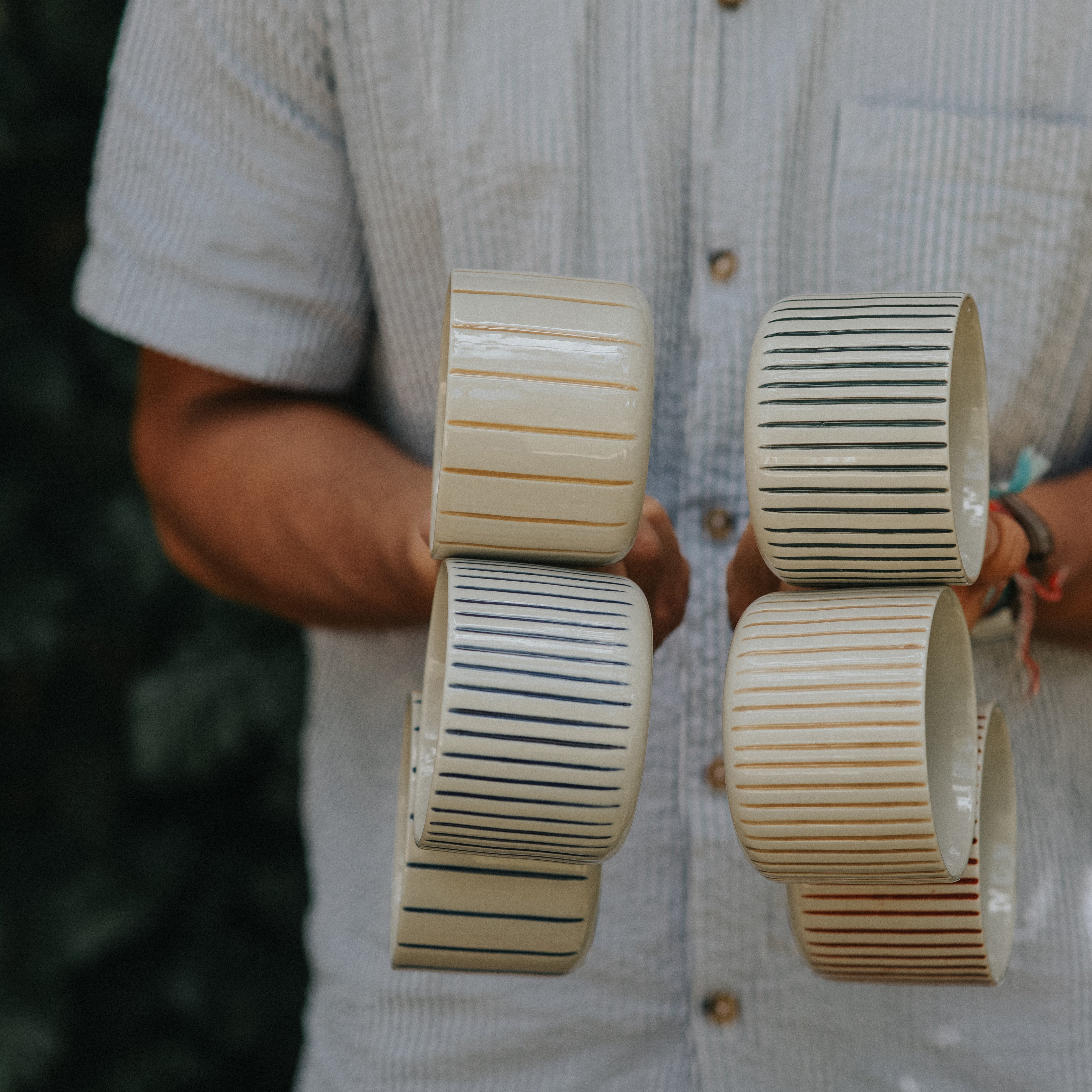 Yarrow Mug - Brushed Mustard Yellow - Large (Set of 2)
